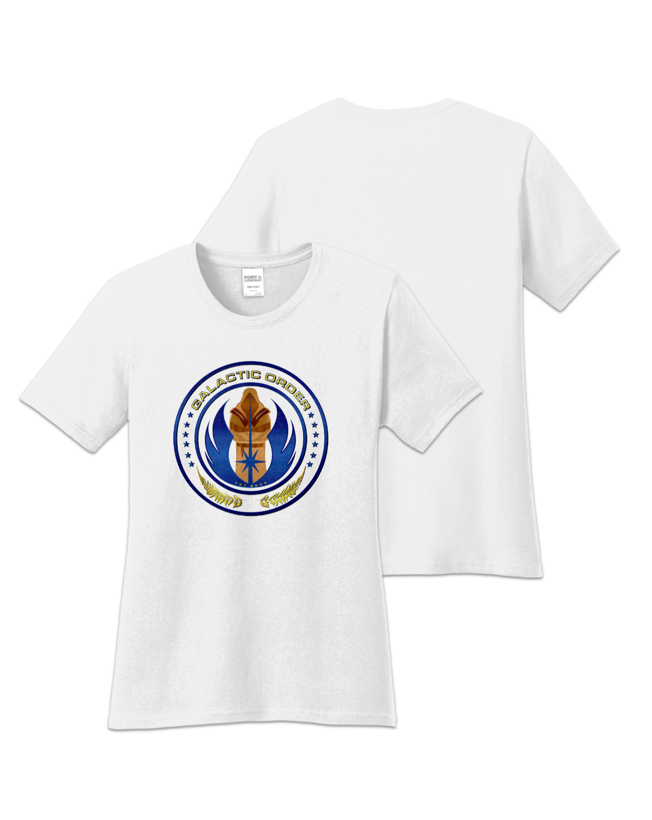 Rendered product preview, stack