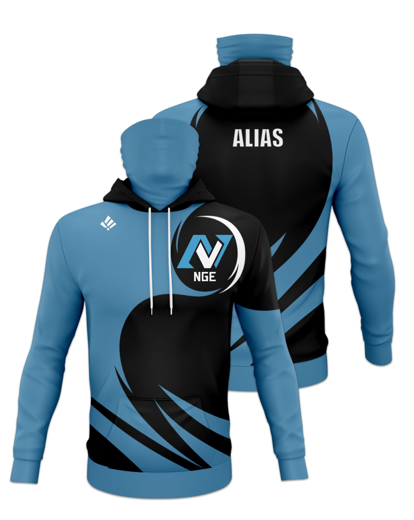 Rendered product preview, stack