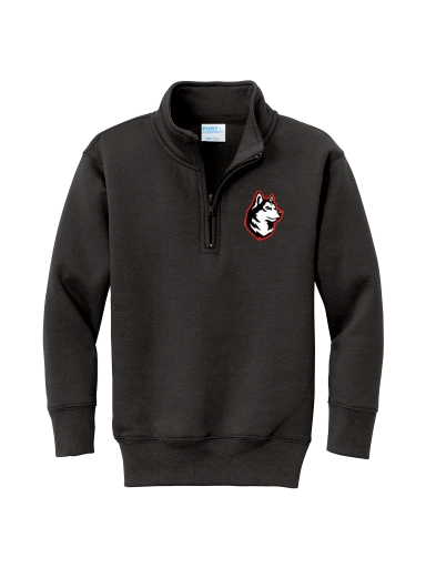 Youth Core Fleece 1/4-Zip Pullover Sweatshirt preview, front