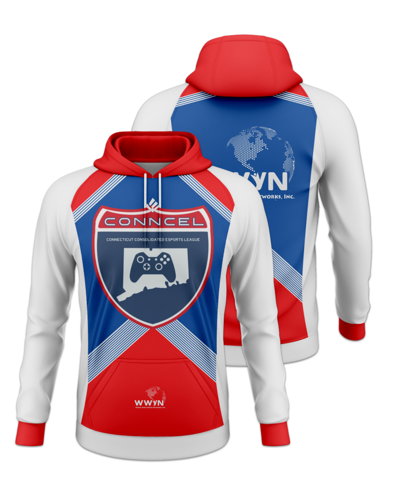 Rendered product preview, stack