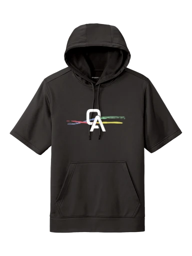 Sport-Tek Sport-Wick Fleece Short Sleeve Hooded Pullover preview, front