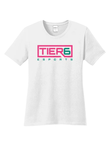 Tier 6 Fundraising Store Women's Core Cotton Tee preview, front