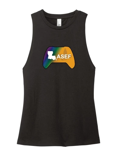 District Women's Perfect Tri Muscle Tank preview, front