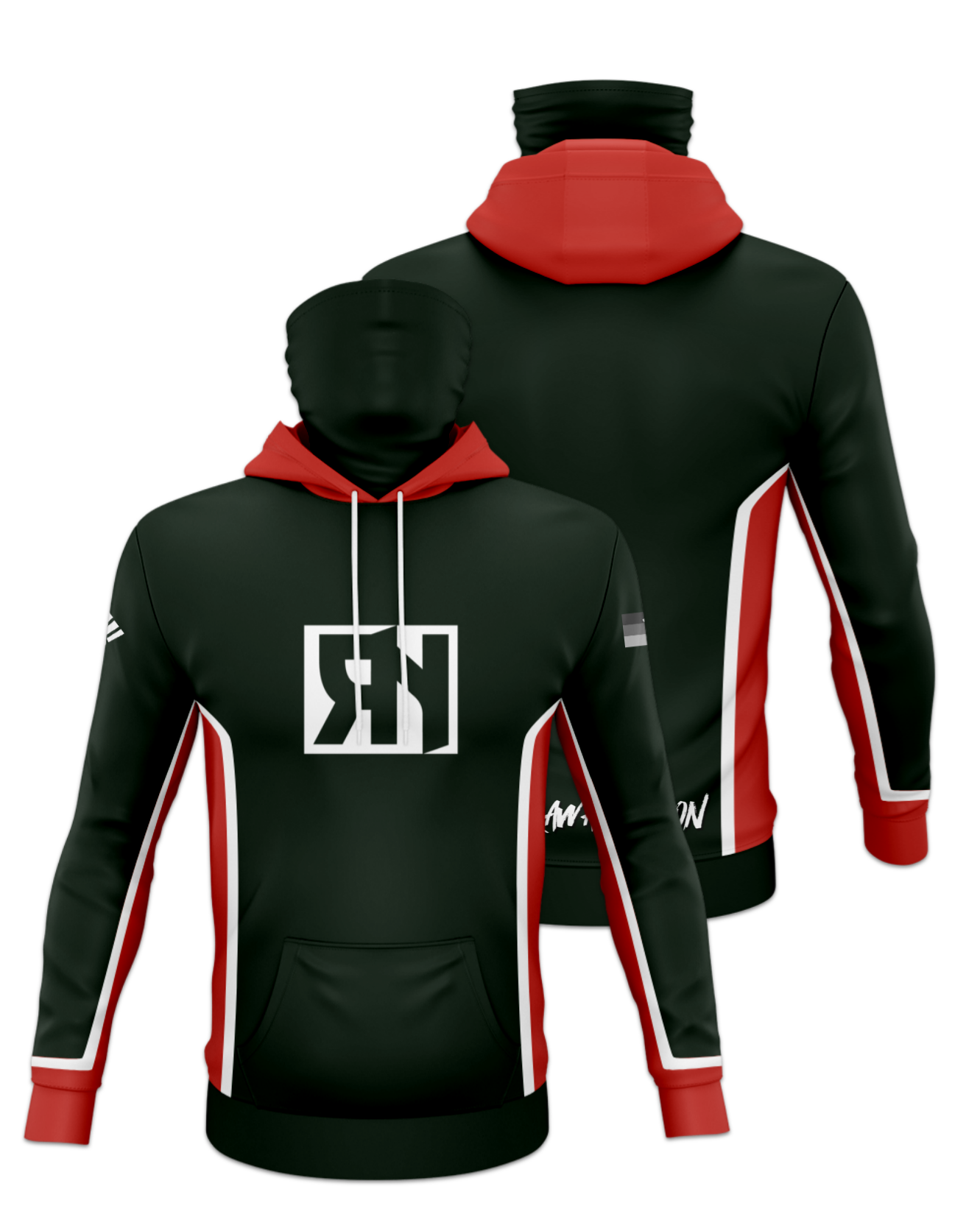 Rendered product preview, stack