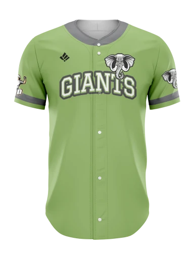 Sublimated Full Button Baseball Jersey preview, front