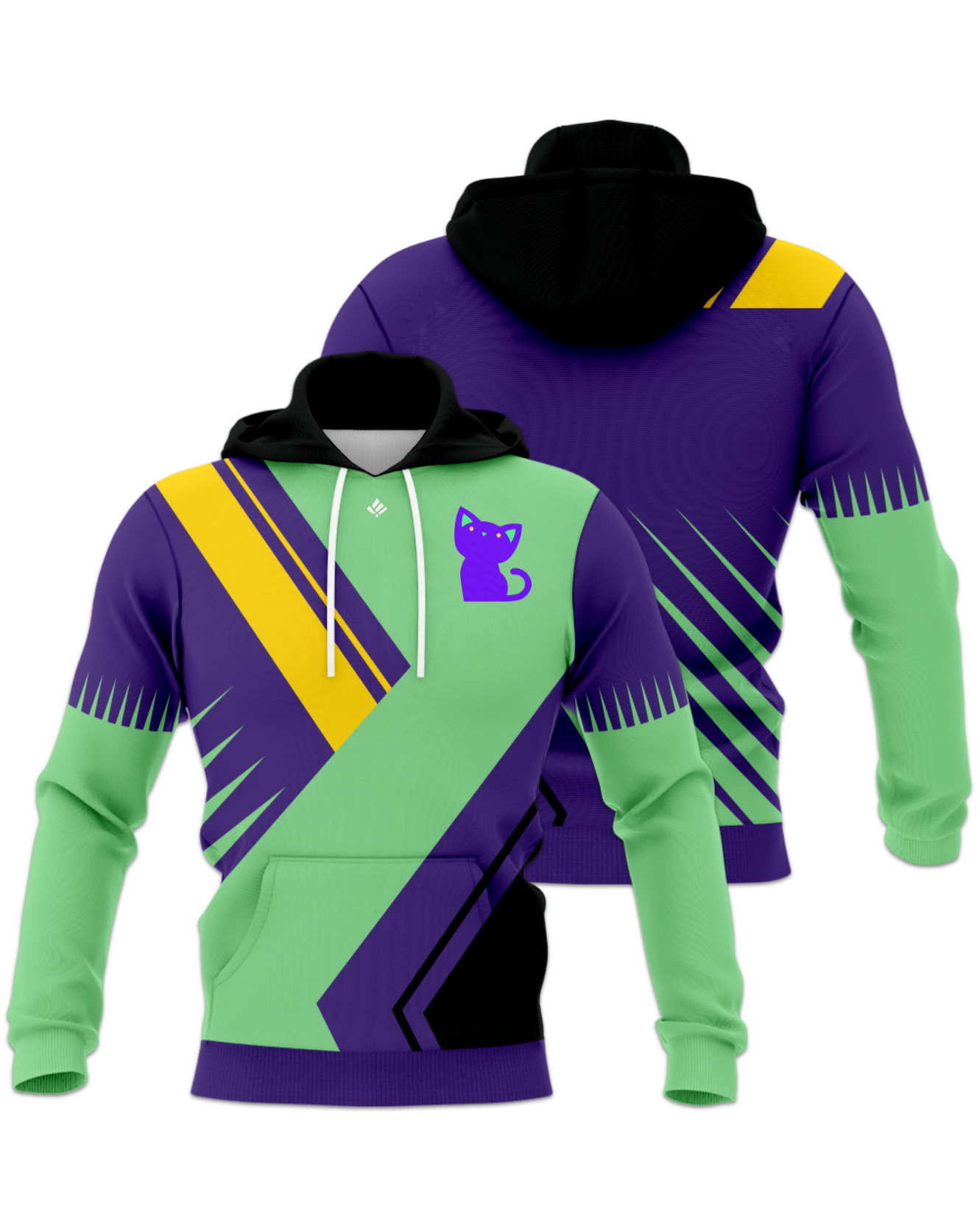 Rendered product preview, stack