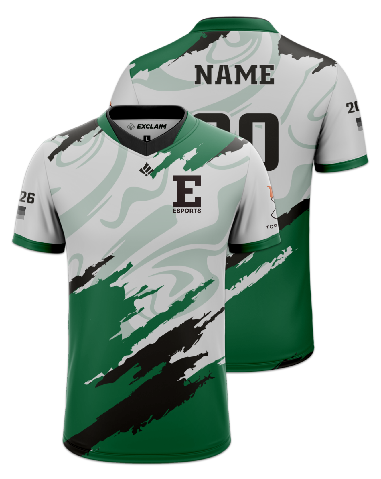 Rendered product preview, stack