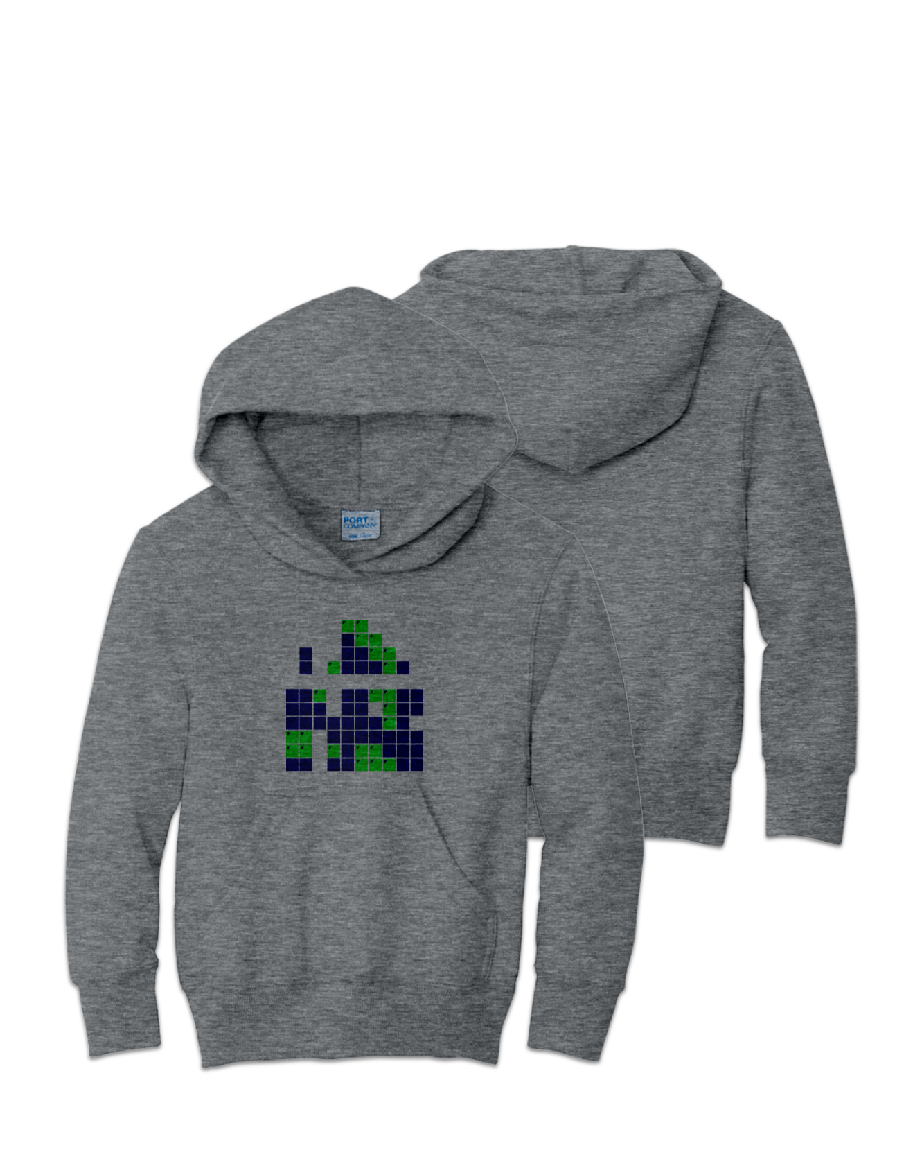 Rendered product preview, stack