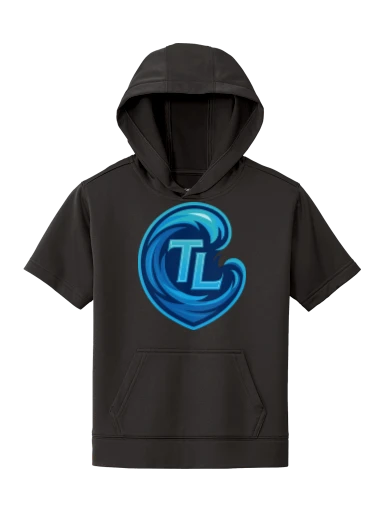 Sport-Tek Youth Sport-Wick Fleece Short Sleeve Hooded Pullover preview, front