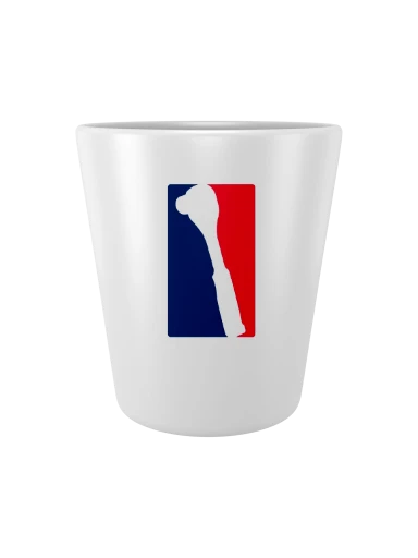 Ceramic Shot Glass 2oz preview, front