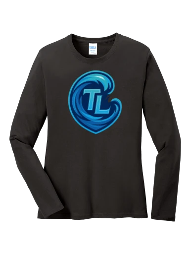 Port & Co Women's Long Sleeve Core Cotton Tee preview, front