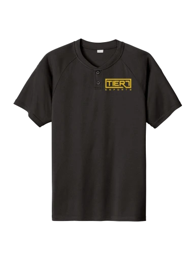 Tier 7 Fundraising Store PosiCharge Competitor 2-Button Henley preview, front