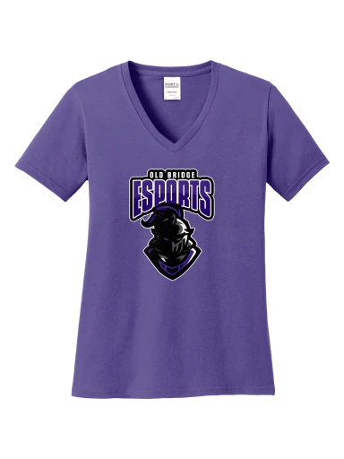 Women's Core Cotton V-Neck Tee preview, front