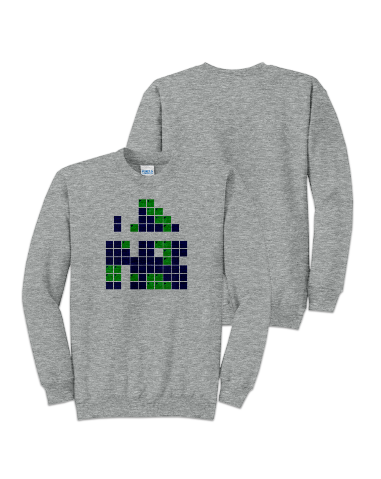 Rendered product preview, stack