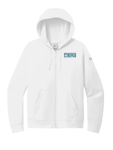 Tier 5 Fundraising Store Nike Women's Club Fleece Sleeve Swoosh Full-Zip Hoodie preview, front