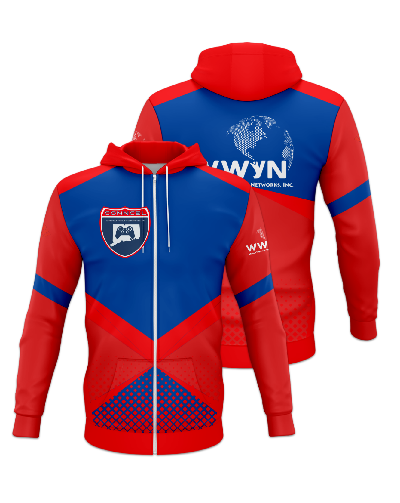 Rendered product preview, stack