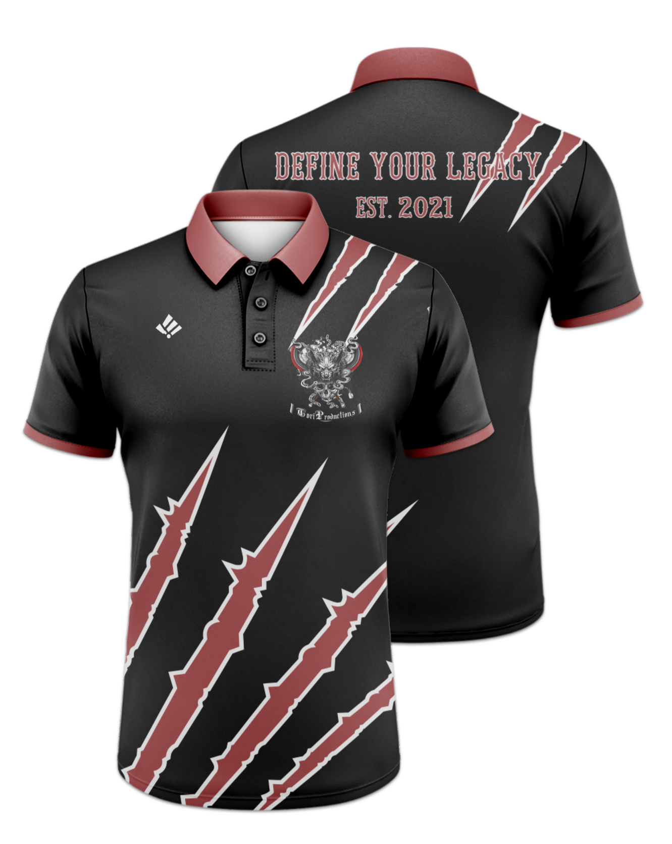 Rendered product preview, stack