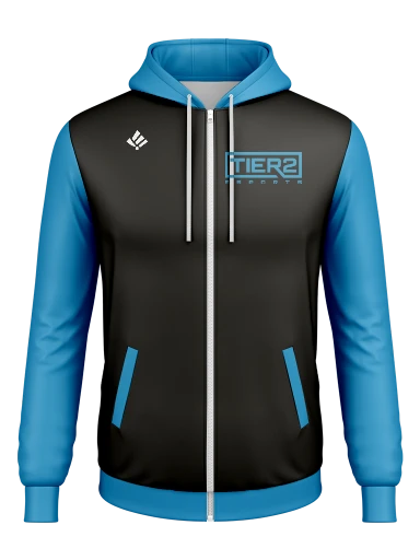 Tier 2 Team Store Full Zip Tech Hoodie preview, front