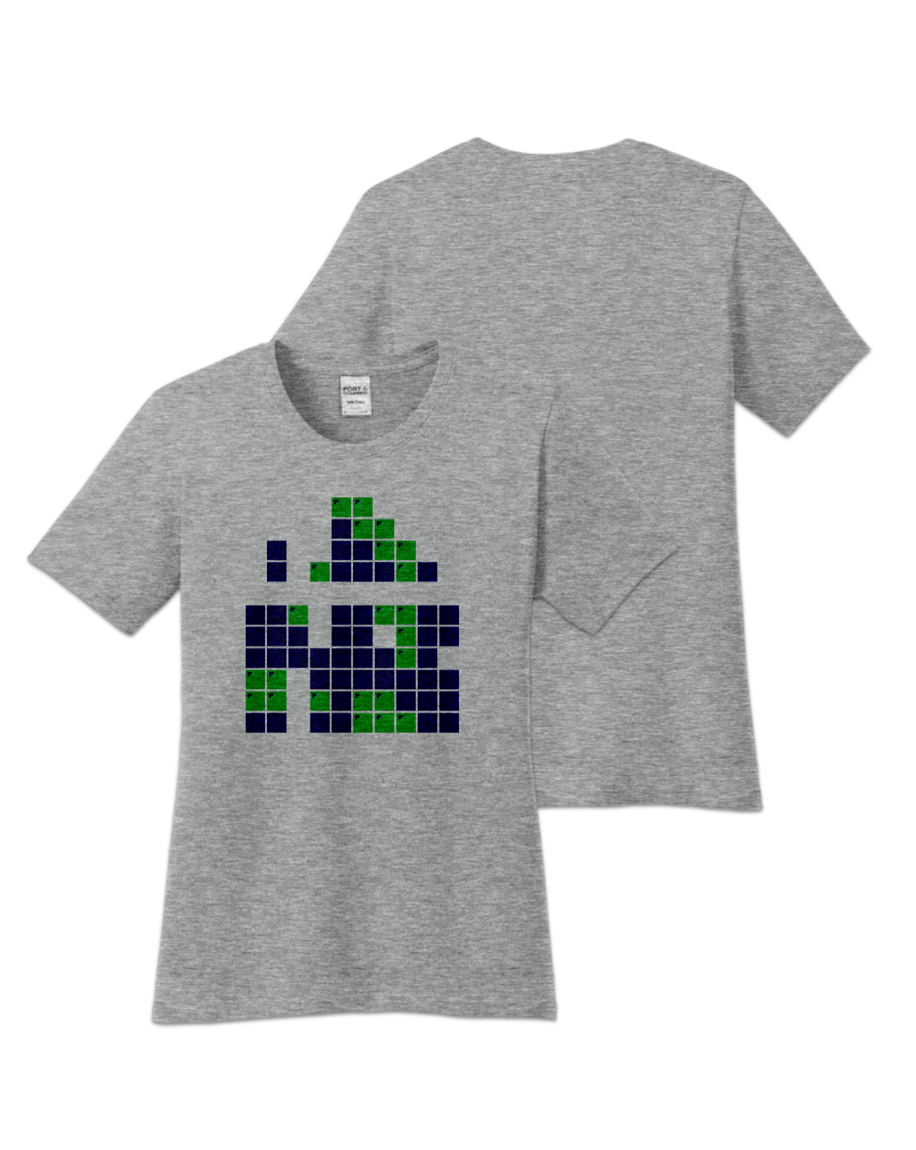 Rendered product preview, stack