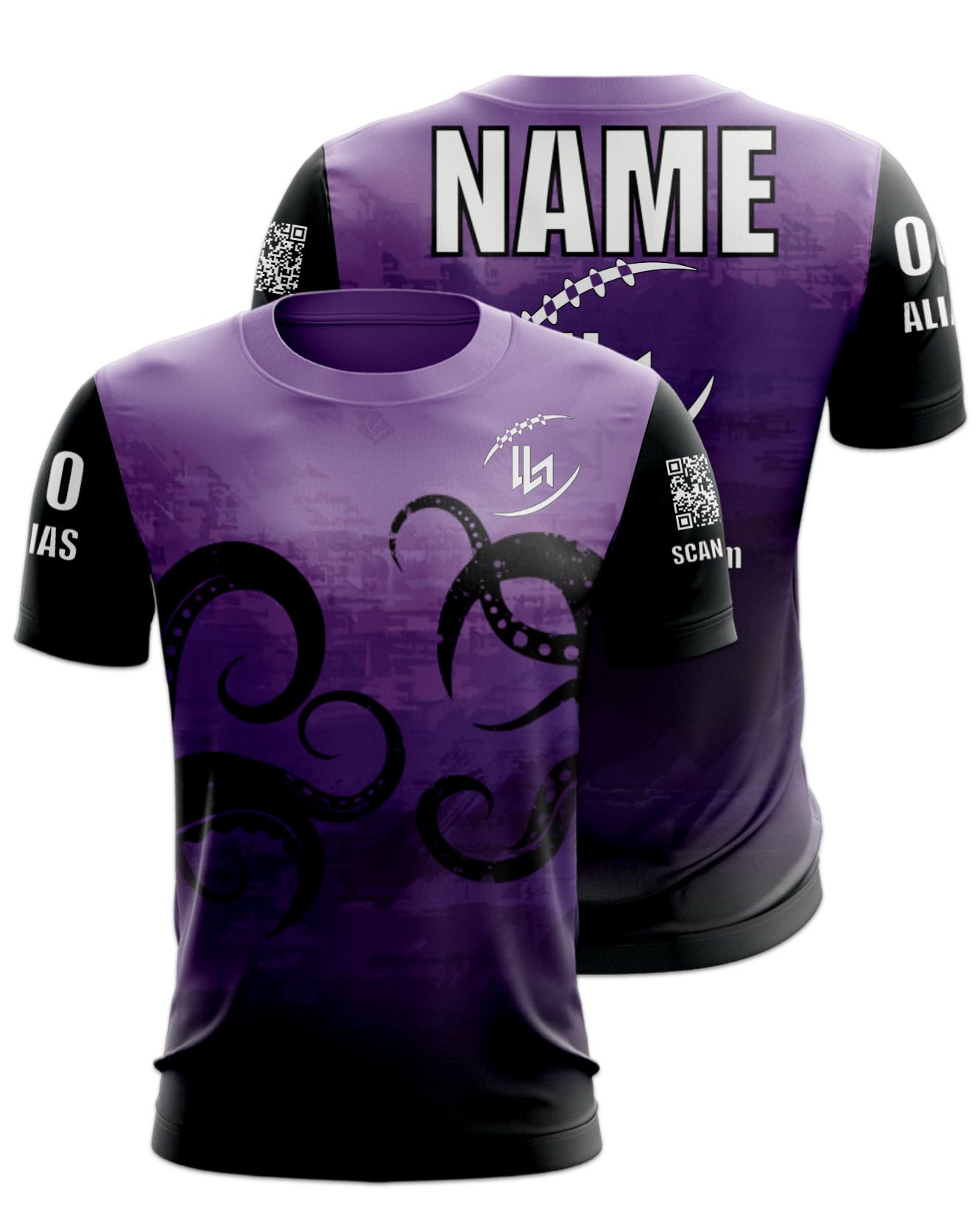 Rendered product preview, stack