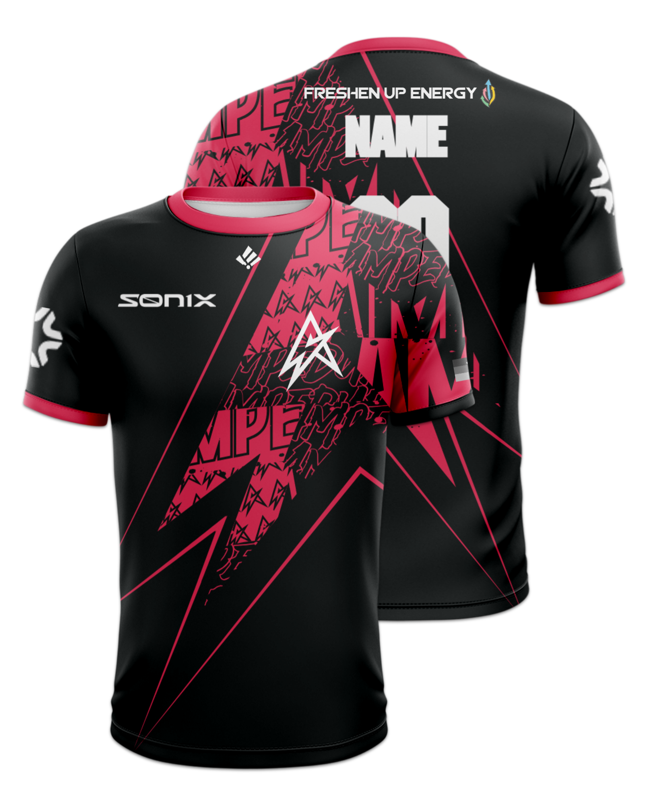 Rendered product preview, stack