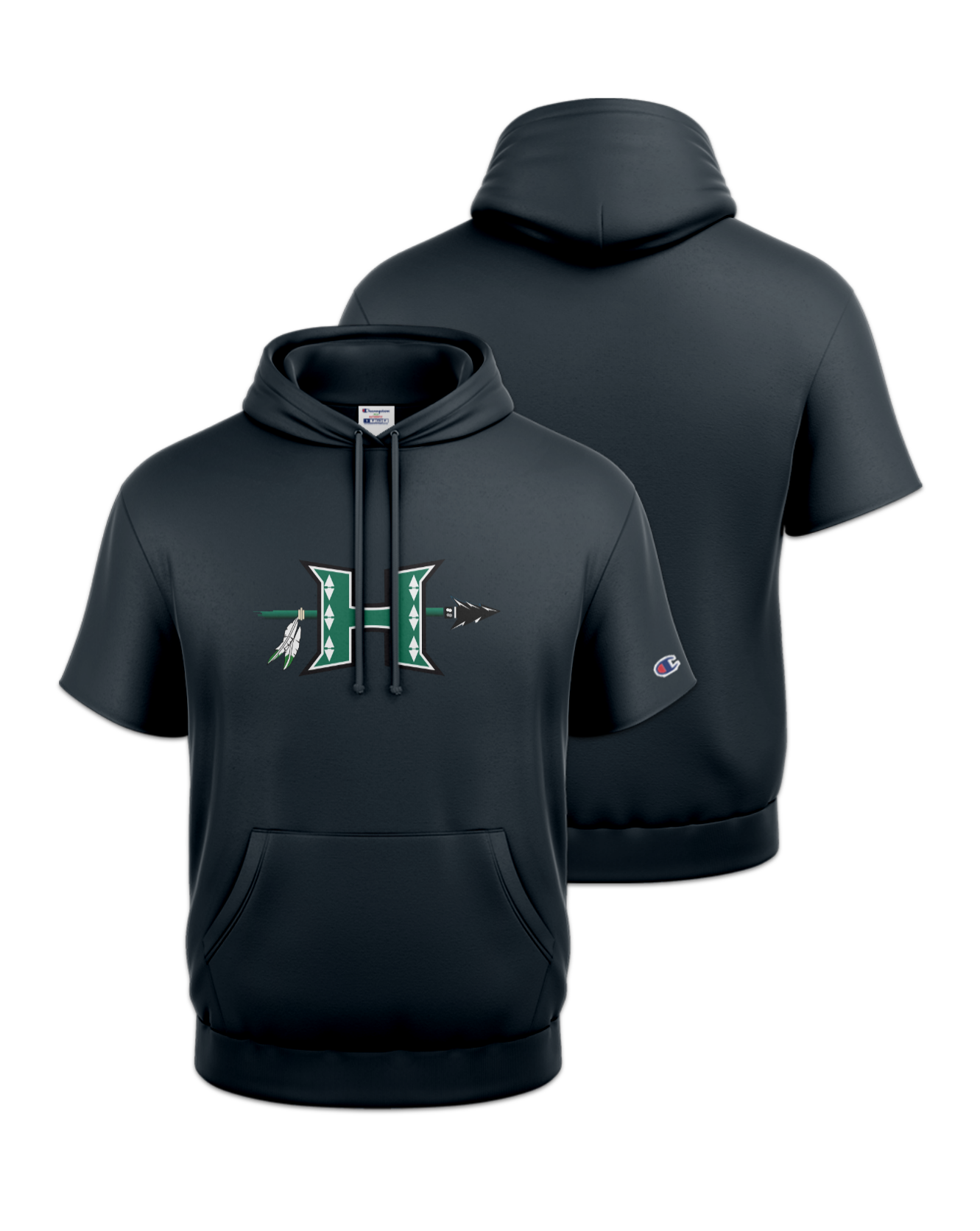 Rendered product preview, stack