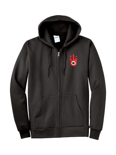 Tall Essential Fleece Full-Zip Hooded Sweatshirt preview, front