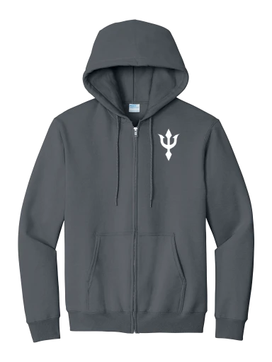 Port & Co Essential Fleece Full-Zip Hooded Sweatshirt preview, front