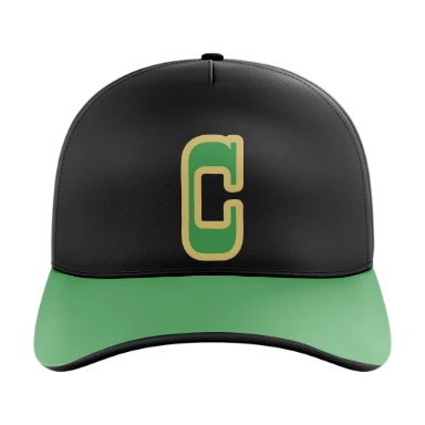 Sublimated 5 Panel Curved Bill Cap preview, front