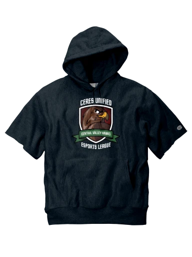 Champion Reverse Weave Short Sleeve Hooded Sweatshirt preview, front