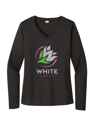 Sport-Tek Women's Long Sleeve PosiCharge Competitor V-Neck Tee preview, front