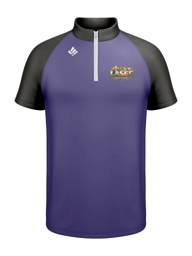 LASEF Men's Short Sleeve 1/4 Zip preview, front