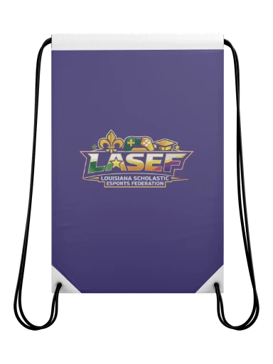 LASEF Drawstring Bag - 14" x 9.25" preview, front