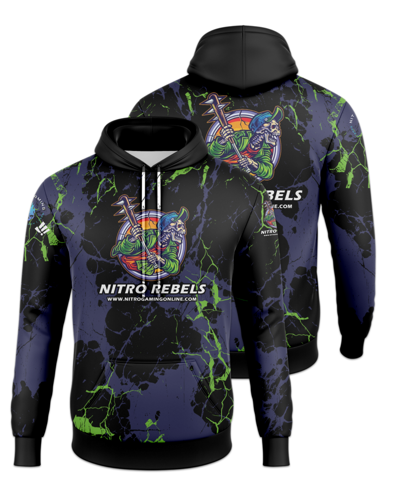 Rendered product preview, stack