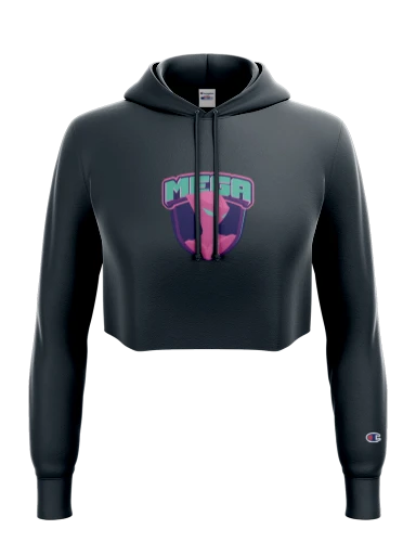 Champion Women's Reverse Weave Cropped Cut-Off Hooded Sweatshirt preview, front