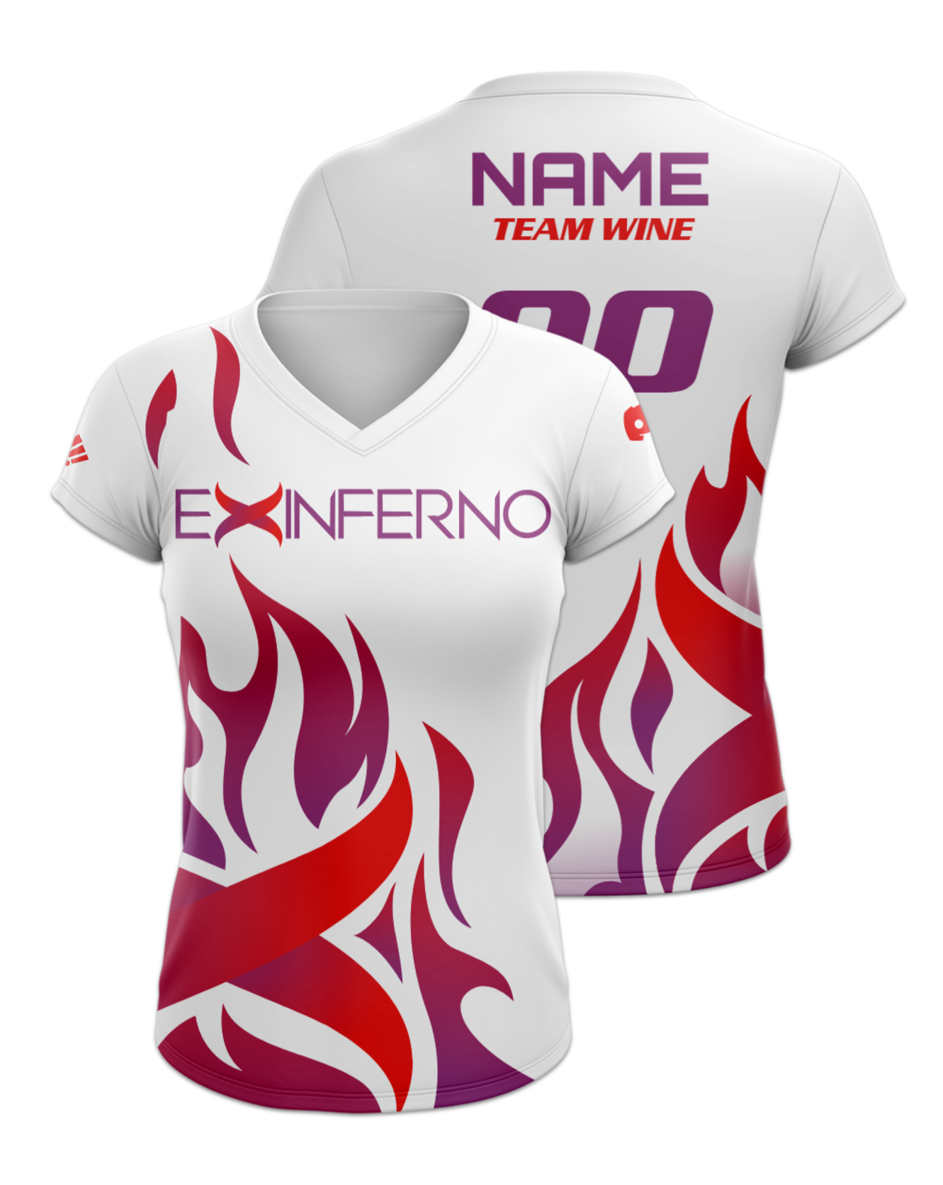 Rendered product preview, stack