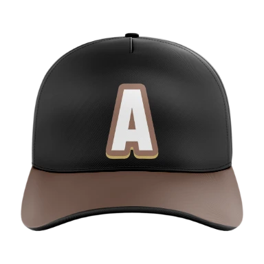 Sublimated 5 Panel Curved Bill Cap preview, front