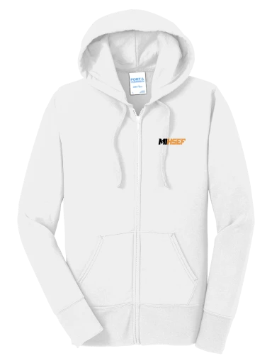 Port & Co Women's Core Fleece Full-Zip Hooded Sweatshirt preview, front