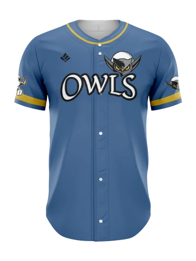 Sublimated Full Button Baseball Jersey preview, front