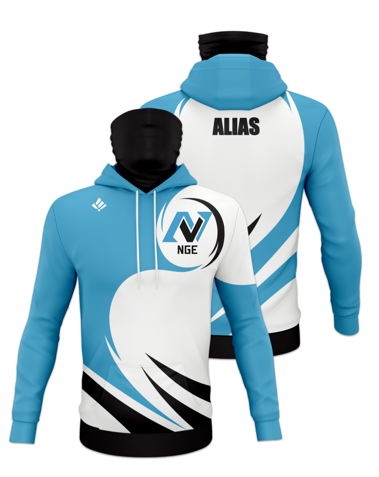 Rendered product preview, stack