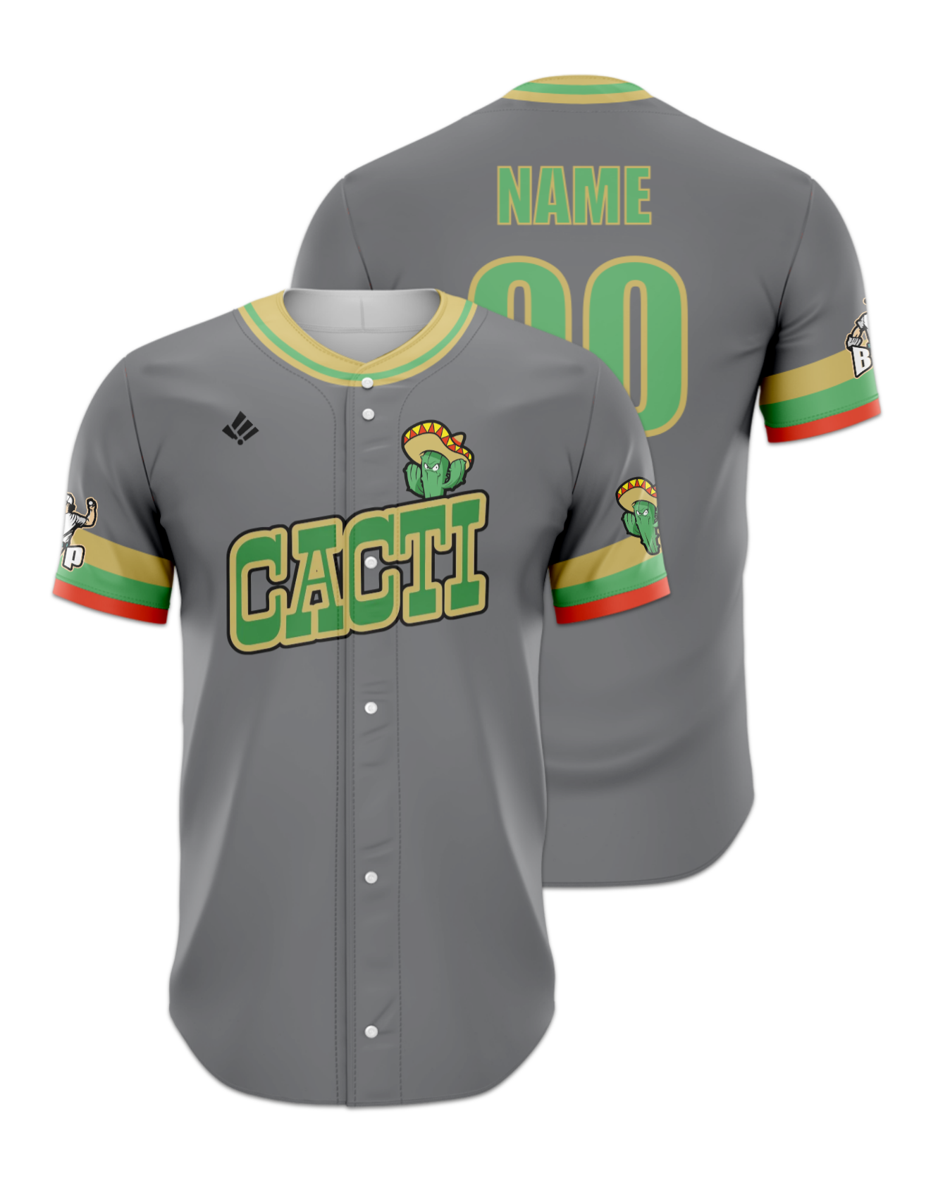 Rendered product preview, stack