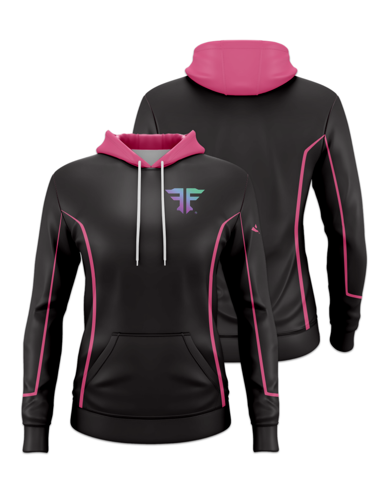 Rendered product preview, stack