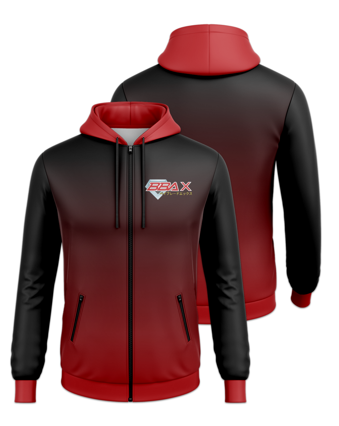 Rendered product preview, stack