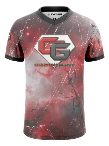 Pro Crimson Galaxy Jersey preview, front