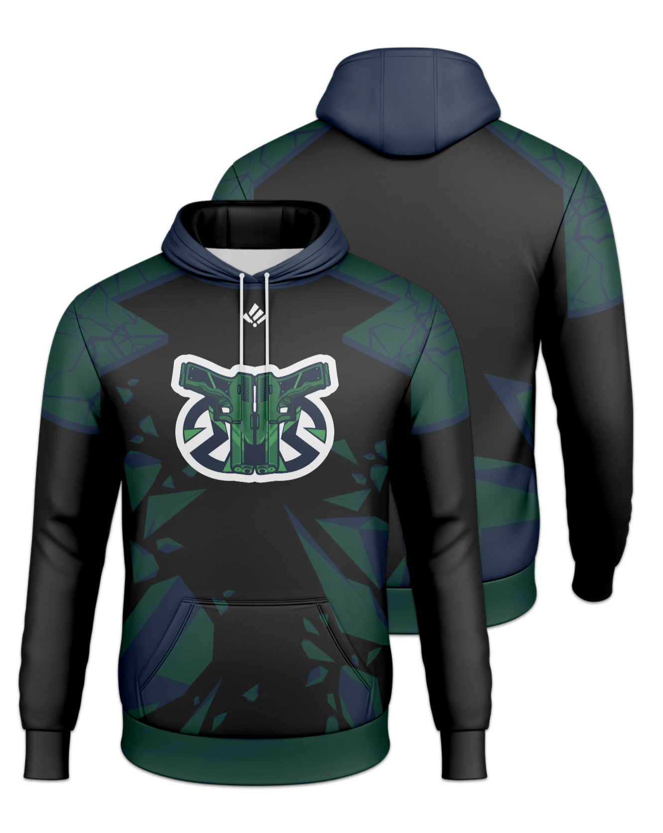 Rendered product preview, stack