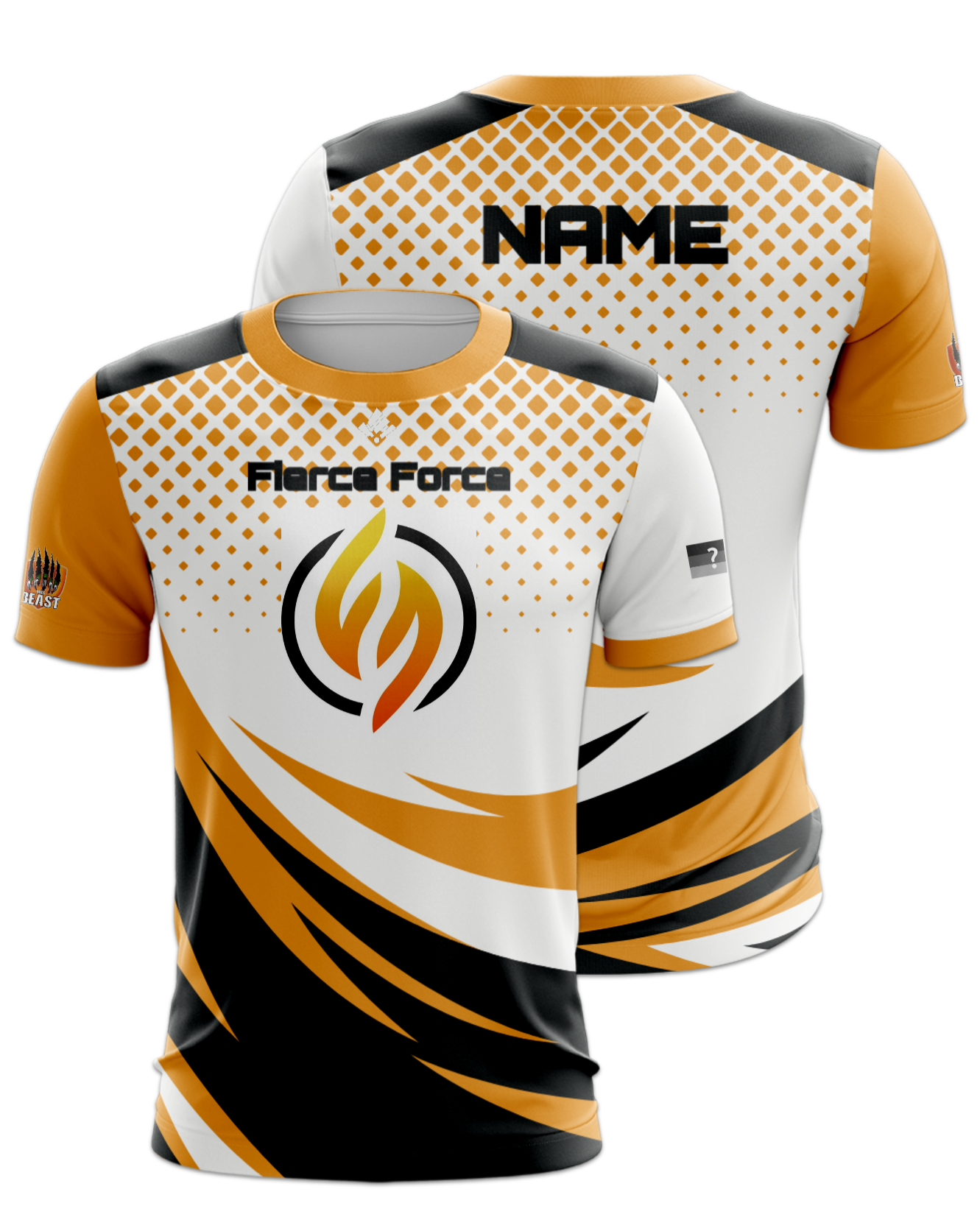 Rendered product preview, stack