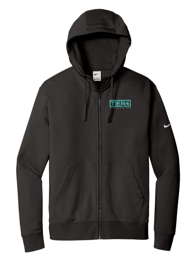 Tier 4 Fan Store Nike Club Fleece Sleeve Swoosh Full-Zip Hoodie preview, front
