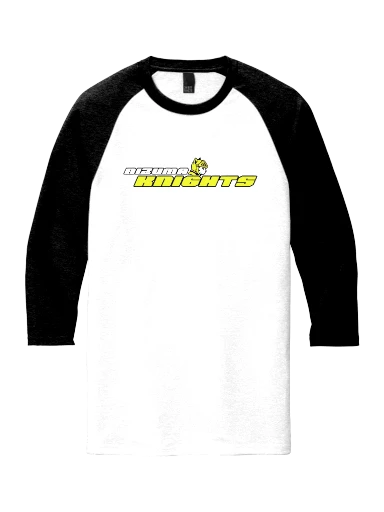 District Perfect Tri 3/4-Sleeve Raglan preview, front