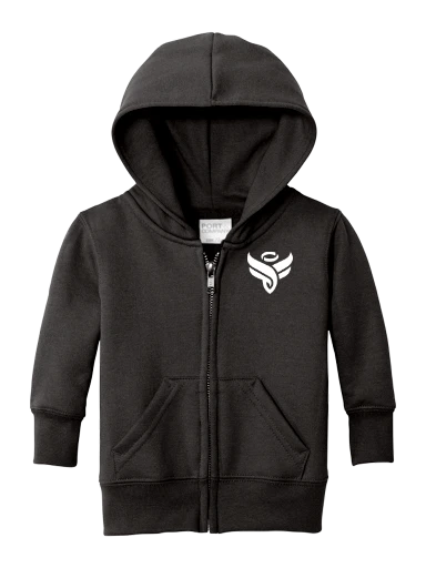 Port & Co Infant Core Fleece Full-Zip Hooded Sweatshirt preview, front
