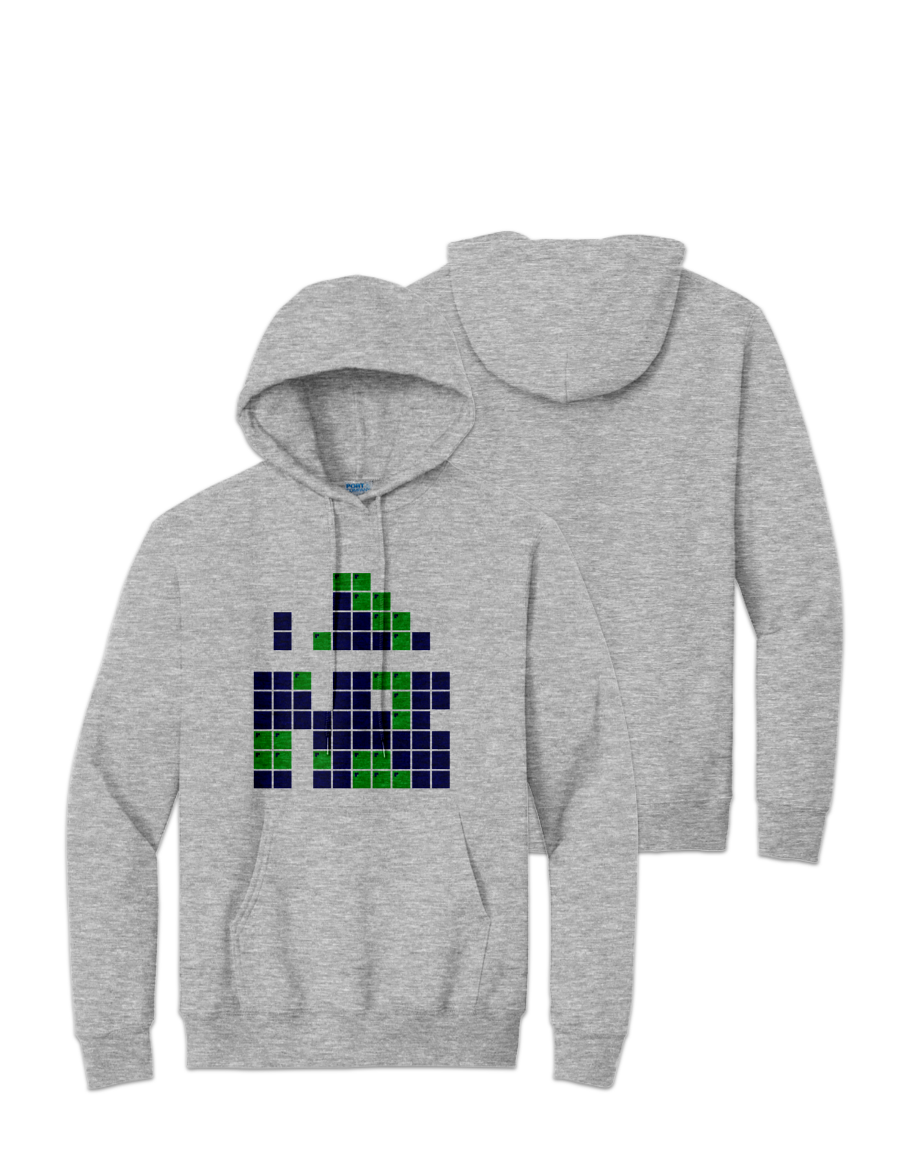 Rendered product preview, stack